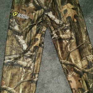 Camouflage pants and jacket