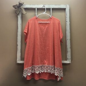 Coral High Low Top