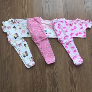 Carters toddler size 2T pajama set for girls
