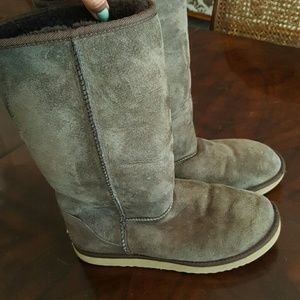 Brown classic tall UGG boots