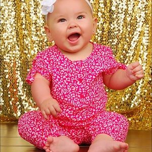 Baby girl jumper and romper set size 18M