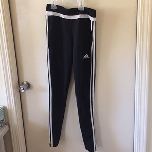 Black adidas joggers