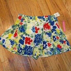 Alice and olivia printed flippy shorts NWT