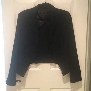 Bcbgmaxazria black blazer- sz s- worn once