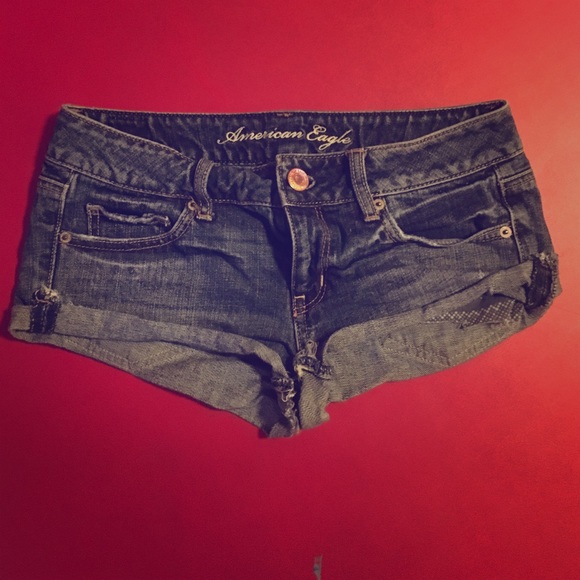 American eagle shortie shorts