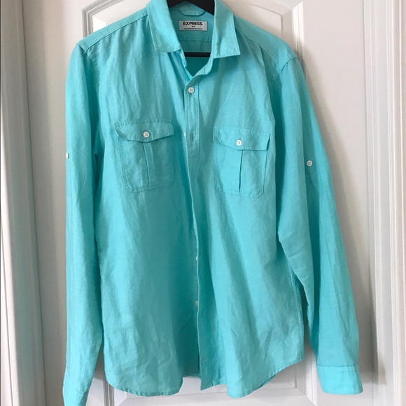 Express Men's Linen Shirt (Medium)