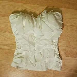 Strapless blouse