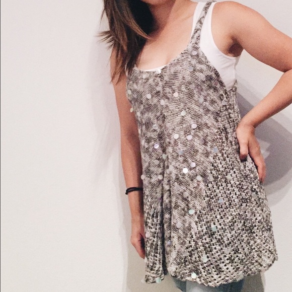 🎉Host Pick🎉Free People Knit Tunic Tank- size XS - Picture 1 of 4