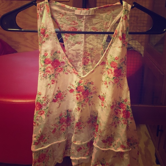Floral crop top