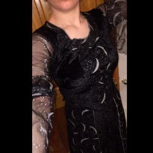 Crescent Moon Witch Halloween Costume
