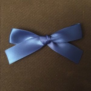 Royal blue knot bow