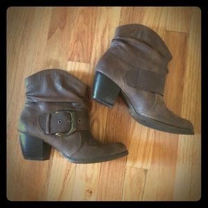 Cute little brown booties!