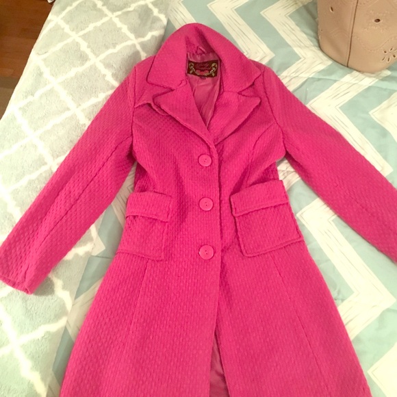 Body Central Jackets & Blazers - Pink pea coat 💕