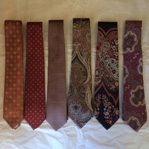 Lot of 6 Pierre Cardin Ties- special collection!