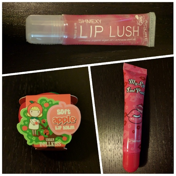 Acure Berrisom & Urban Dollkiss gloss/stain/balm