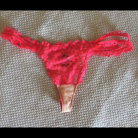 Victoria's Secret Candy Pink Thong - Picture 4 of 4