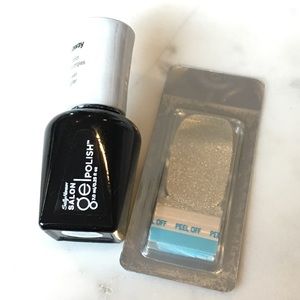 Sally Hansen Gel Strips Silver Instant Nails