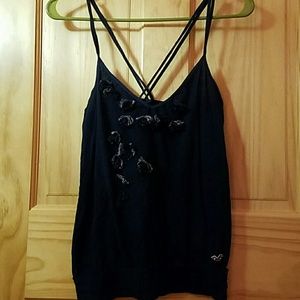 Navy blue tank top