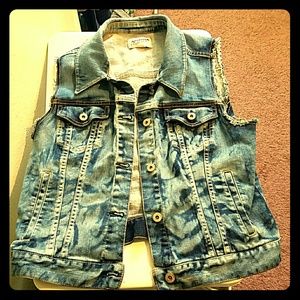 Arizona Stone Washed Jean Vest