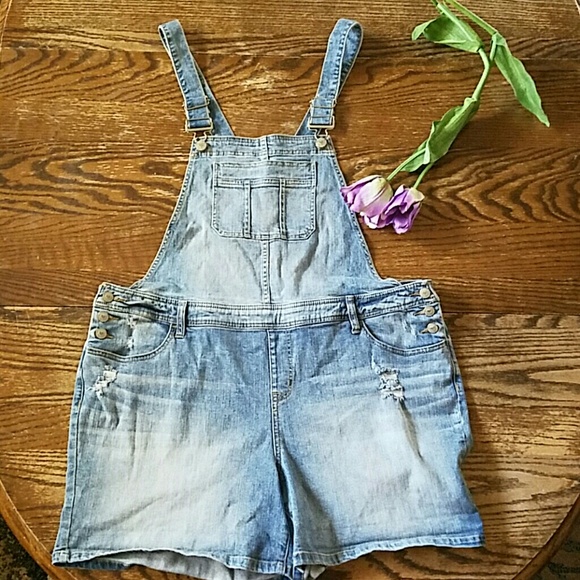 torrid overalls shorts