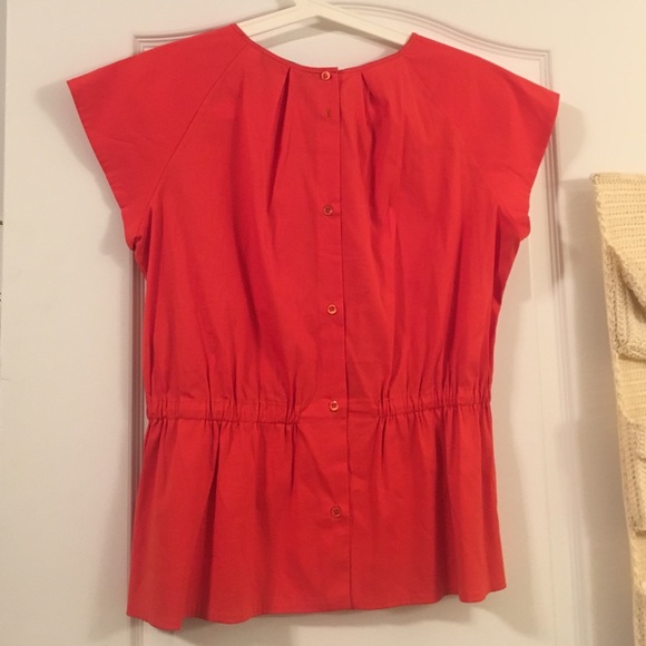 Bright orange blouse - Picture 2 of 3