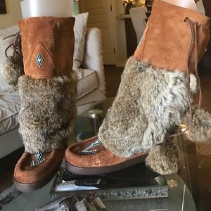 Vibram moccasin boots