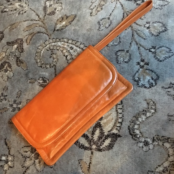 FLASH SALE Orange Latico Clutch/Wristlet