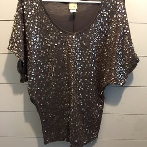 Daytrip sequin party top
