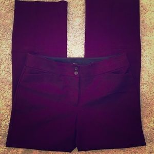 Ann Taylor Loft Burgundy Pants Julie size 12