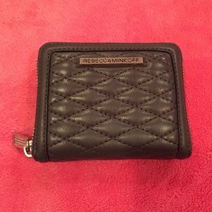 Small gray quilted wallet!