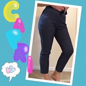 High waisted Capri jeans 😎