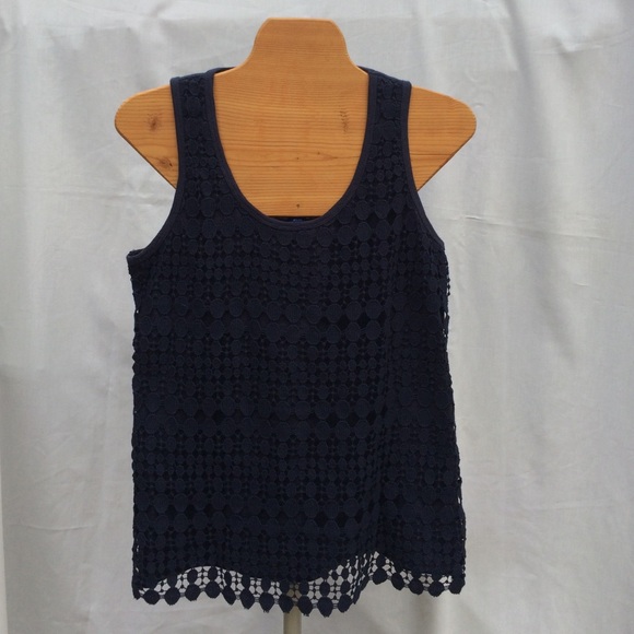 Blue lace shirt