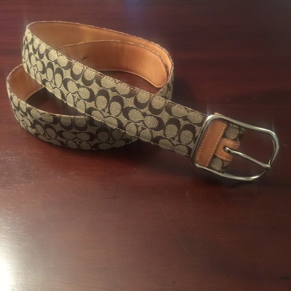 Coach - Brown Monogram Belt
