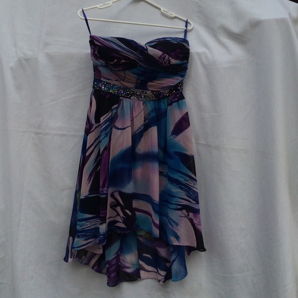 Semi formal multicolored dress