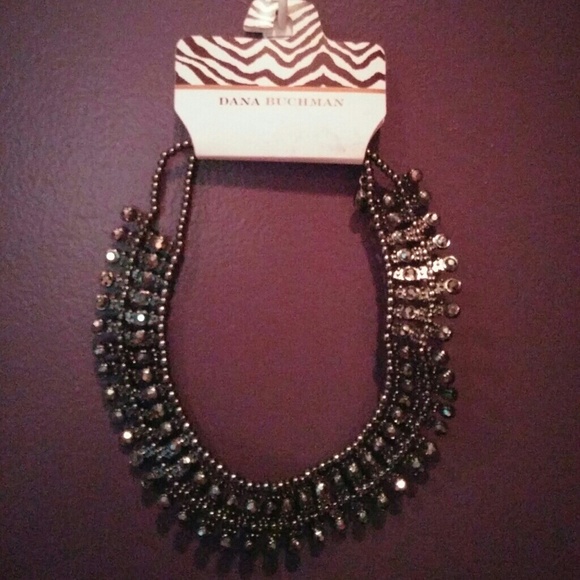Costume Jewelry Black Stone Necklace