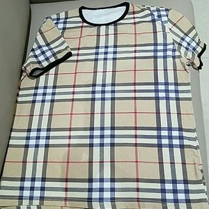 Burberry shirt tee short sleeve nova check