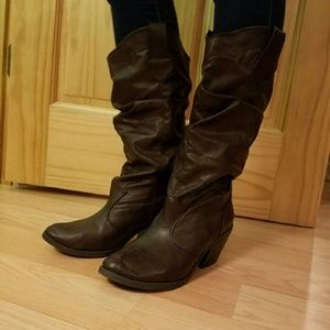 Cowboy style boots