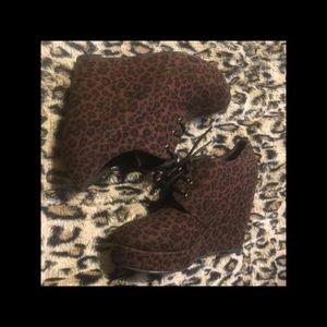 Leopard Booties