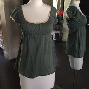 Michael stars olive blouse