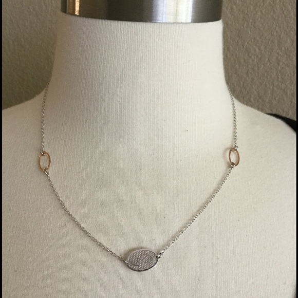 Nomination Silver Rose Gold Infinity Necklace New
