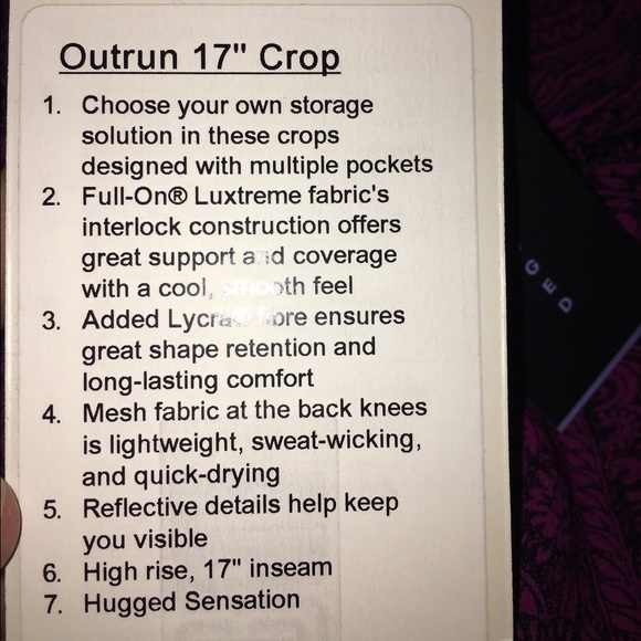 Lululemon wunder under crop (hi-rise) - Picture 4 of 4