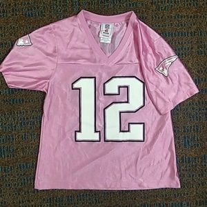 NFL pink Brady 12 Jersey