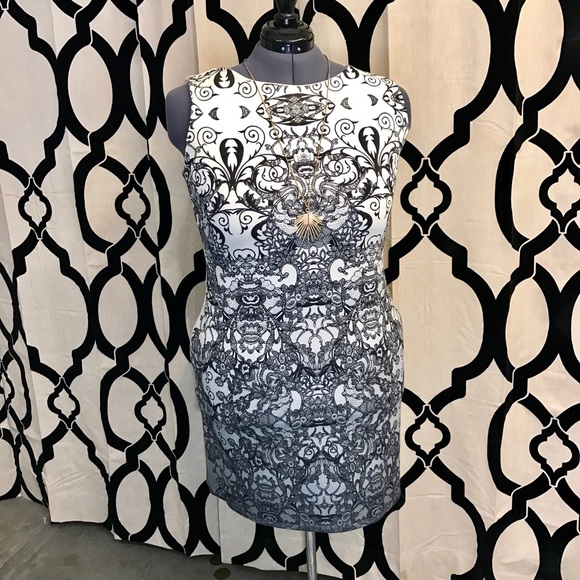 Lace Printed Ombré ASOS Curve Dress