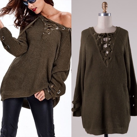 🆕ALIA solid sweater tunic top - MARSALA - Picture 4 of 4