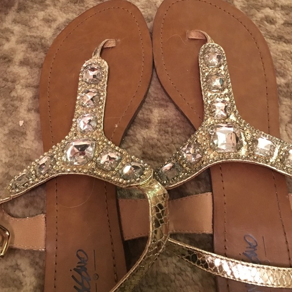 Jeweled sandals