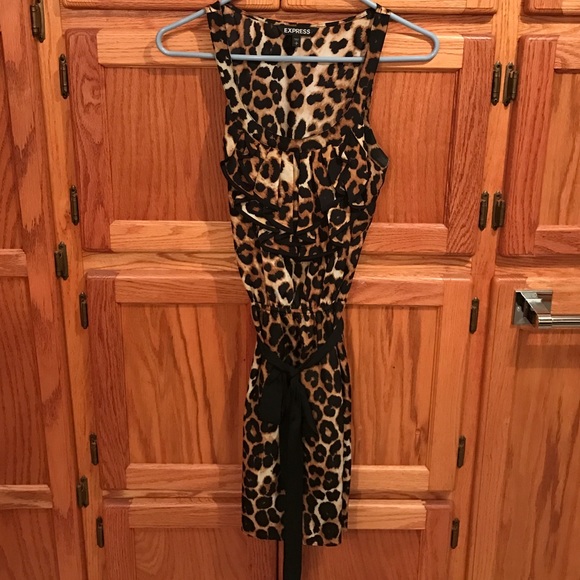 Cheetah print dress