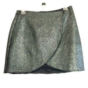Zara silver tulip skirt NWOT