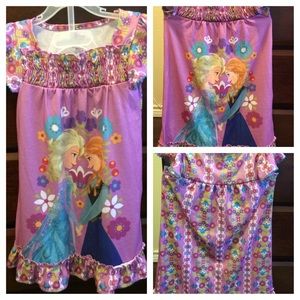 Girls 4T Gown Pajamas Disney Elsa Anna