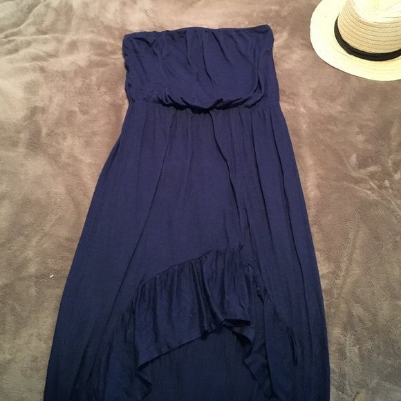 Strapless high-low dress!