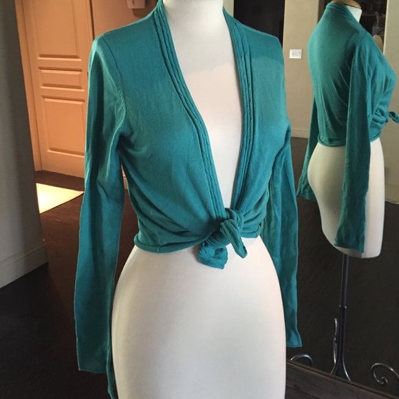 Cashmere GOLD HAWK (designer) bell sleeve cardigan